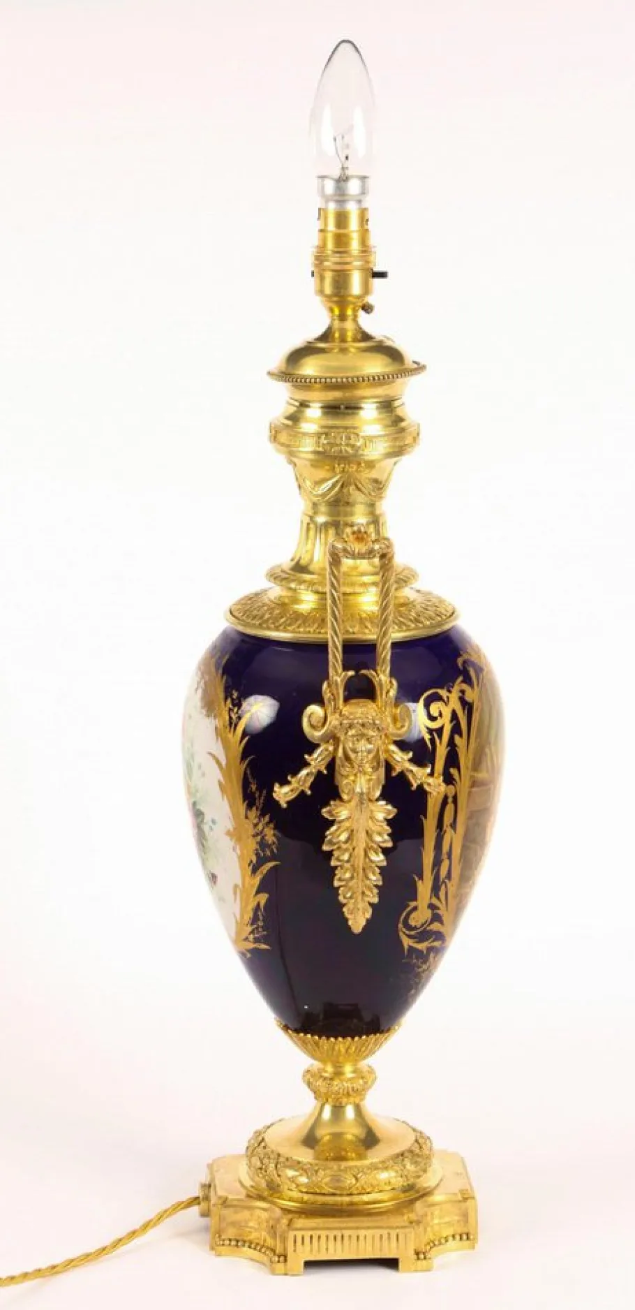 Sale Pamono Sevres Porcelain & Ormolu Table Lamp, 19th Century