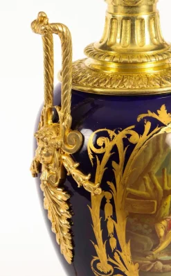 Sale Pamono Sevres Porcelain & Ormolu Table Lamp, 19th Century