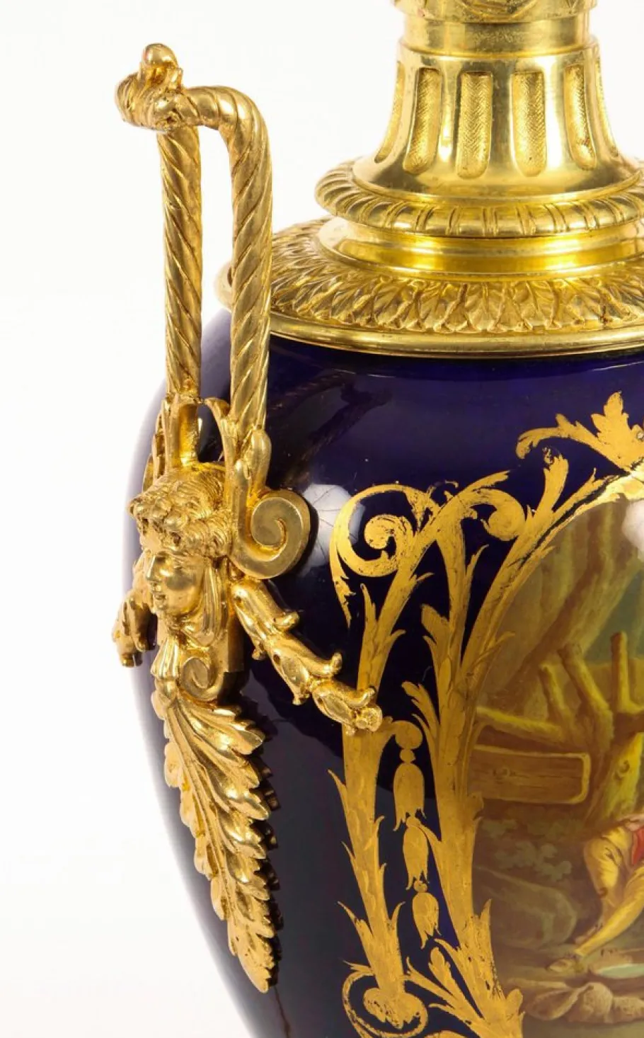 Sale Pamono Sevres Porcelain & Ormolu Table Lamp, 19th Century