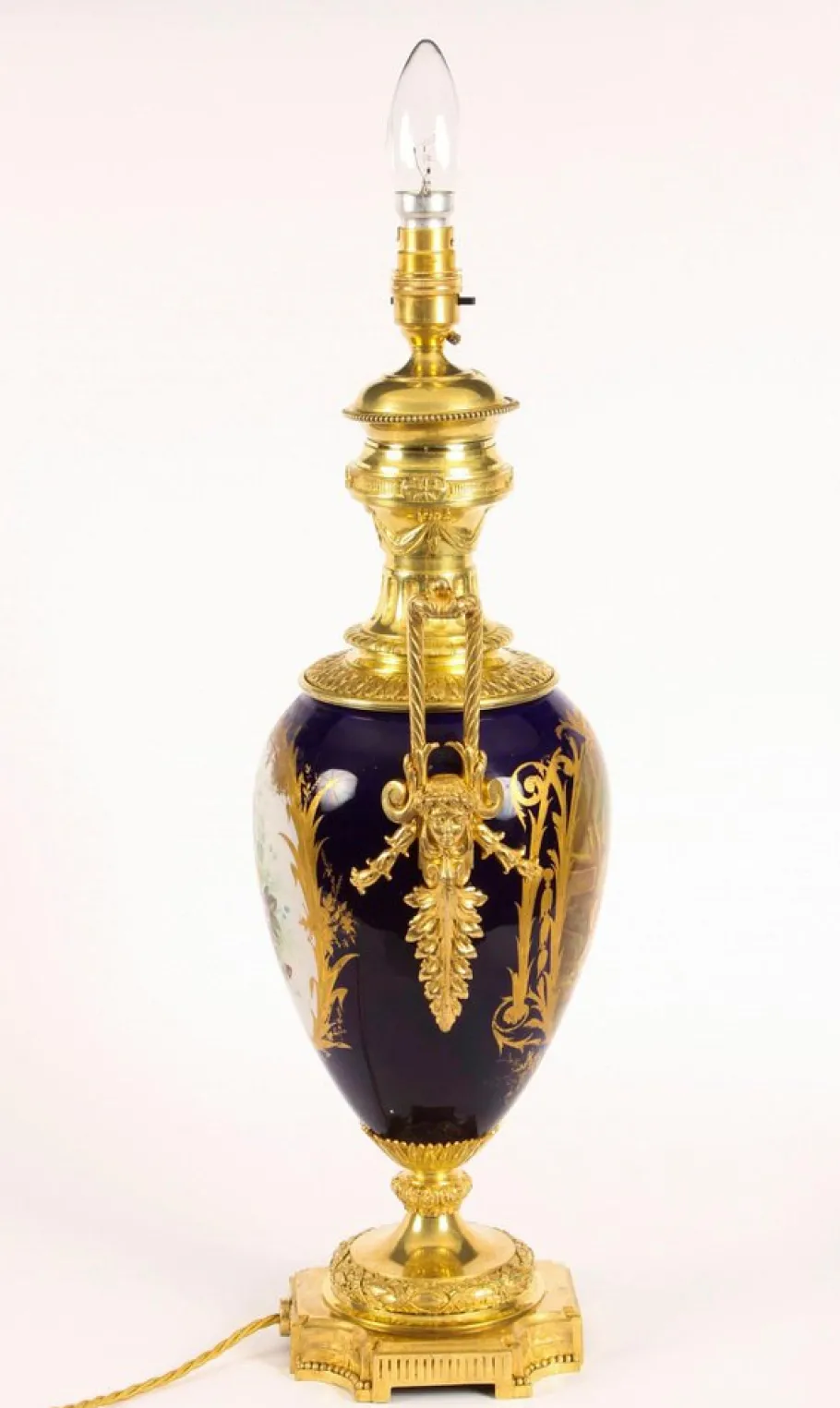 Sale Pamono Sevres Porcelain & Ormolu Table Lamp, 19th Century