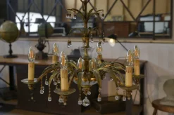 Best Pamono Sheet Metal and Tassel Pendant attributed to Maison Jansen, 1970s