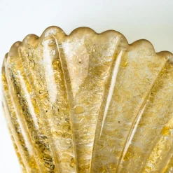 Discount Pamono Shell Wall Lights in Murano Glass by Barovier and Toso, 1969, Set of 2