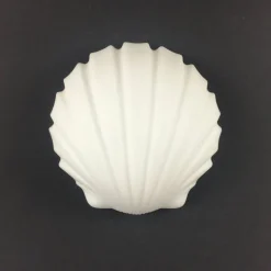 Best Pamono Shell-Shaped Opaline Glass Wall Light from Limburg, Germany, 1970s