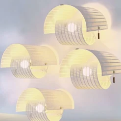 Best Pamono Shogun Wall Lamp by Mario Botta for Artemide, 1980s