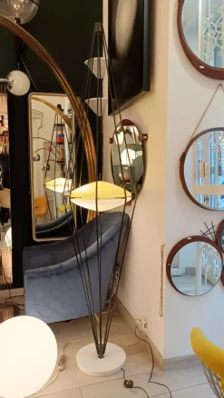 Outlet Pamono Siluro Floor Lamp by Angelo Lelli & Ettore Sottsass for Arredoluce, Italy, 1957