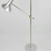 New Pamono Silver Floor Lamp, 1970s