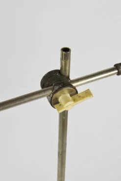 New Pamono Silver Floor Lamp, 1970s