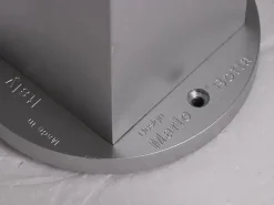 Best Pamono Silver Shogun Wall Lights by Mario Botta for Artemide, 1980s, Set of 3