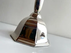 Pamono Silvered Bronze Table Lamp Orient Express by René Prou, 1920s