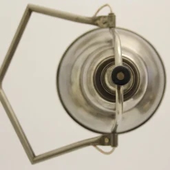 Pamono Silvered Desk Lamp by Edouard-Wilfred Buquet, France, 1930s