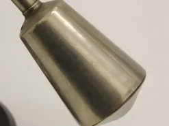 Pamono Silvered Desk Lamp by Edouard-Wilfred Buquet, France, 1930s