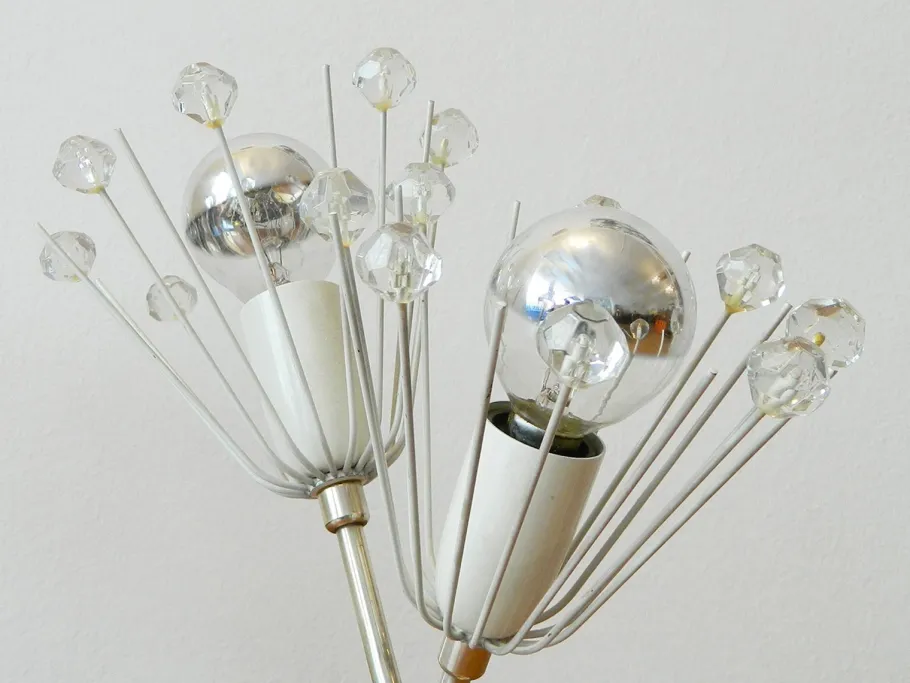 Discount Pamono Silver-Plated Bedside Lamps by Rupert Nikoll, 1960s, Set of 2