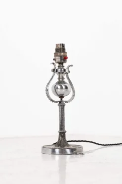 Clearance Pamono Silver-Plated Gimbal Lamp, 1890s