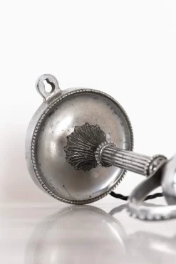 Clearance Pamono Silver-Plated Gimbal Lamp, 1890s