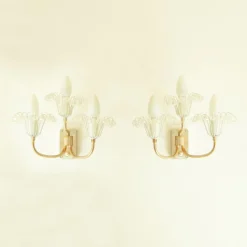 Hot Pamono Silver-Plated Wall Lights by Rupert Nikoll, 1960s, Set of 2