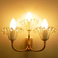 Hot Pamono Silver-Plated Wall Lights by Rupert Nikoll, 1960s, Set of 2