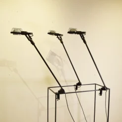 New Pamono Sintesi Desk Lamps by Ernesto Gismondi for Artemide, 1970s, Set of 3