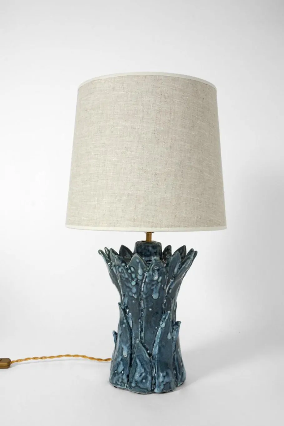 Hot Pamono Sintra Blue and White Table Lamp by Barracuda Interiors