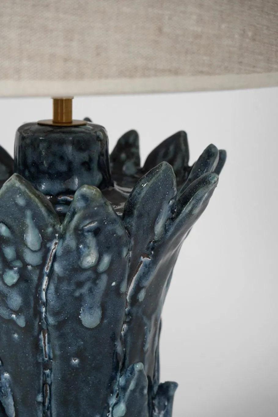 Hot Pamono Sintra Blue and White Table Lamp by Barracuda Interiors