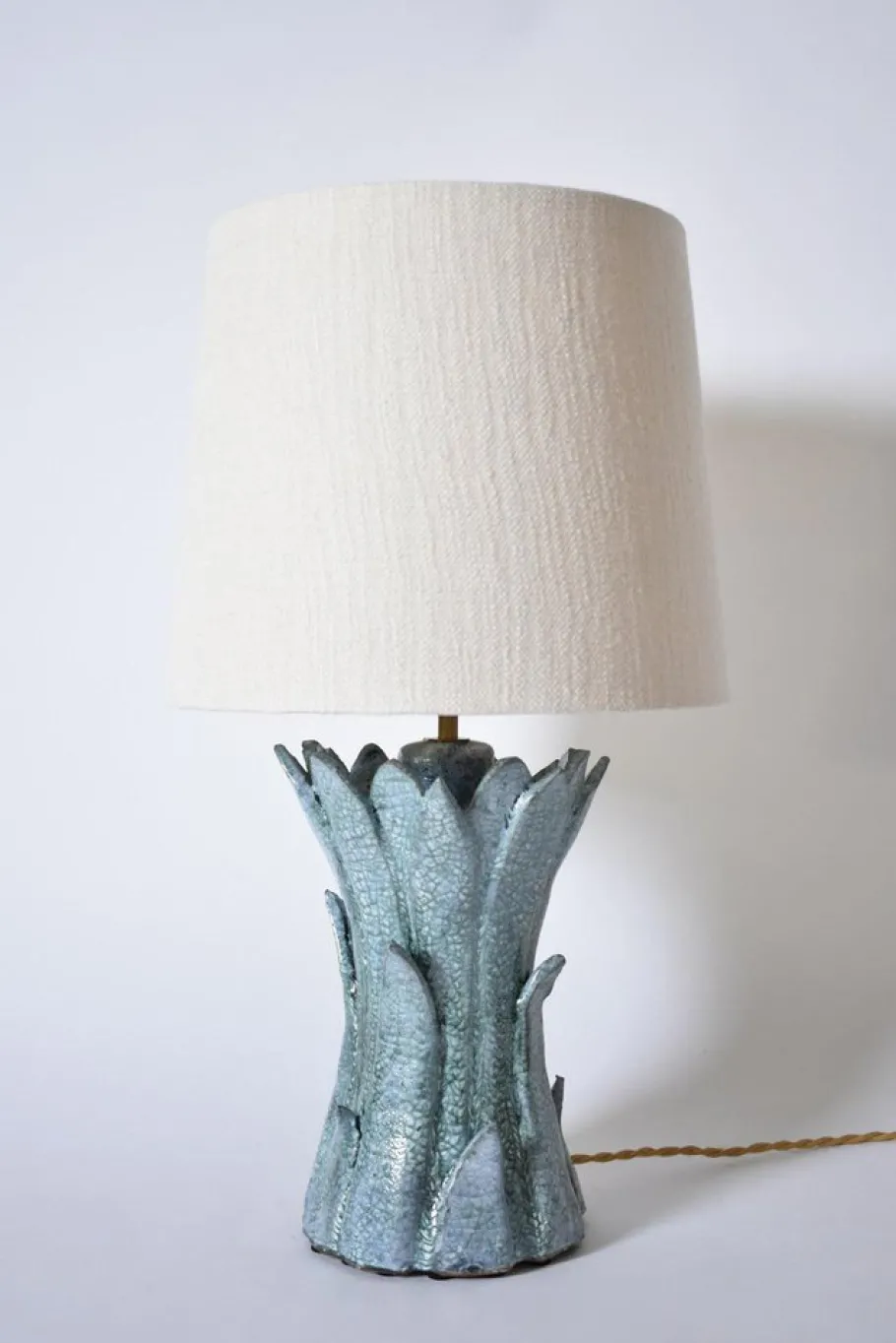 Discount Pamono Sintra Light Blue and Green Table Lamp by Barracuda Interiors