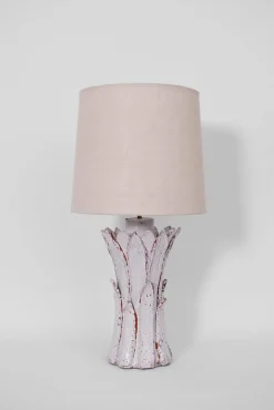 Clearance Pamono Sintra White Terracotta Lamp by Barracuda Interiors