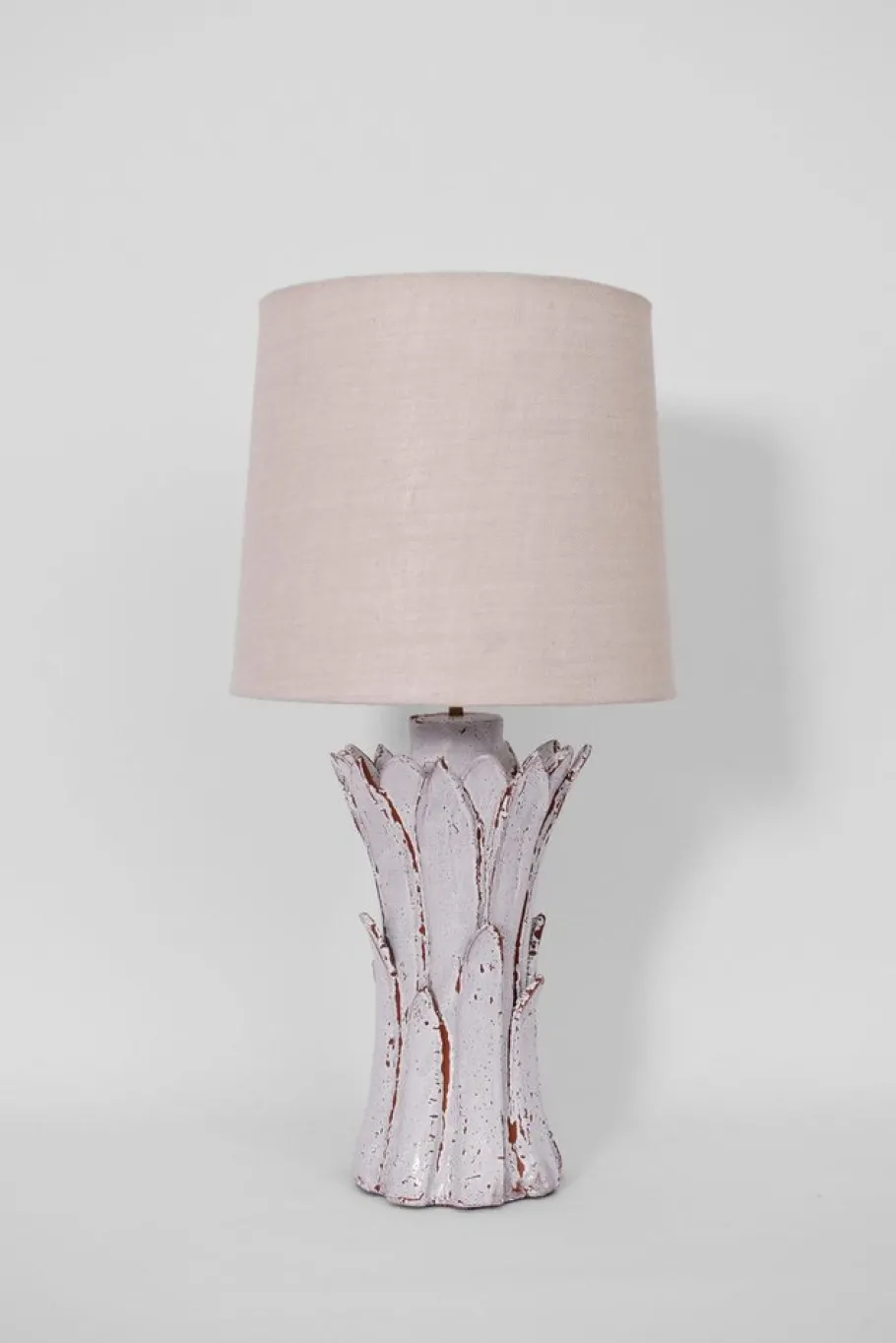 Clearance Pamono Sintra White Terracotta Lamp by Barracuda Interiors