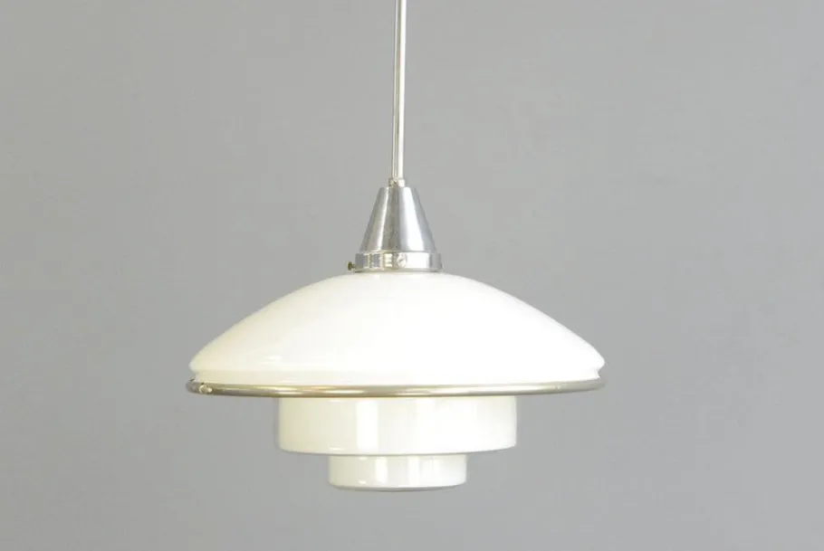 New Pamono Sistrah P4 Pendant Light by Otto Muller, 1930s