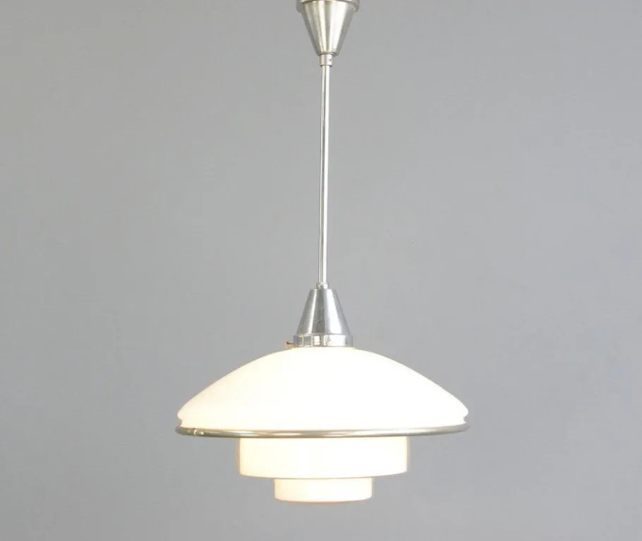 New Pamono Sistrah P4 Pendant Light by Otto Muller, 1930s
