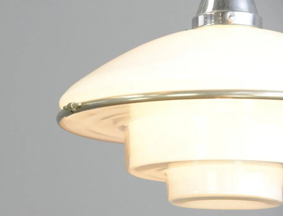 New Pamono Sistrah P4 Pendant Light by Otto Muller, 1930s