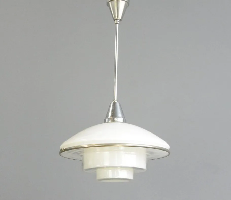 New Pamono Sistrah P4 Pendant Light by Otto Muller, 1930s