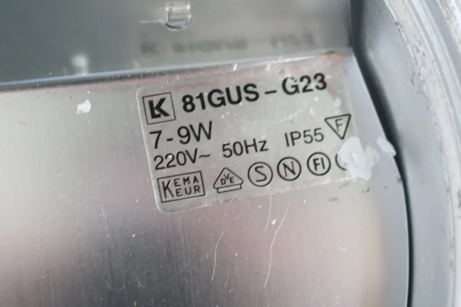 Outlet Pamono Skot Lamp Outdoor Lamp in Gray Design by Lauritz Knudsen for Louis Poulsen, 1990s