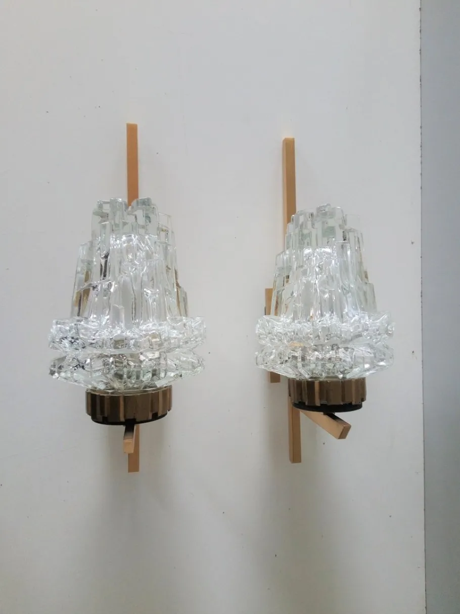 Best Pamono Skyscraper Wall Lights by Egon Hillebrand, 1960s, Set of 2