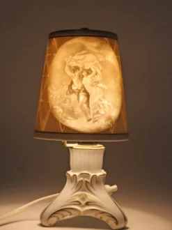 Hot Pamono Small Baroque Porcelain Lithophane Lamp by Schierholz, 1960s