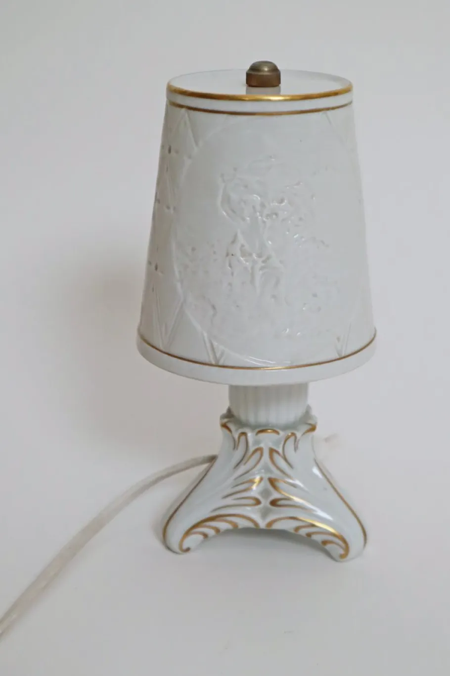 Hot Pamono Small Baroque Porcelain Lithophane Lamp by Schierholz, 1960s
