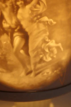 Hot Pamono Small Baroque Porcelain Lithophane Lamp by Schierholz, 1960s