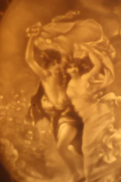 Hot Pamono Small Baroque Porcelain Lithophane Lamp by Schierholz, 1960s