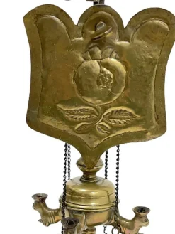 Hot Pamono Small Early 19th Century Brass Lucerne Oil Lamp