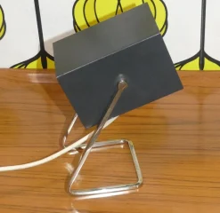 Hot Pamono Small Emperor Cube Table Lights in Anthracite Nickel-Plated from Neheim-Hüsten, 1960s