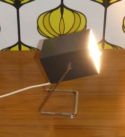 Hot Pamono Small Emperor Cube Table Lights in Anthracite Nickel-Plated from Neheim-Hüsten, 1960s