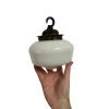 Discount Pamono Small English Opaline Milk Glass Church Pendant, 1920s