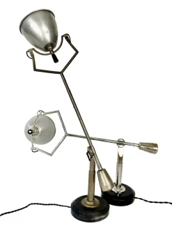 New Pamono Small Office Wall Lamp by Édouard Buquet, 1930s