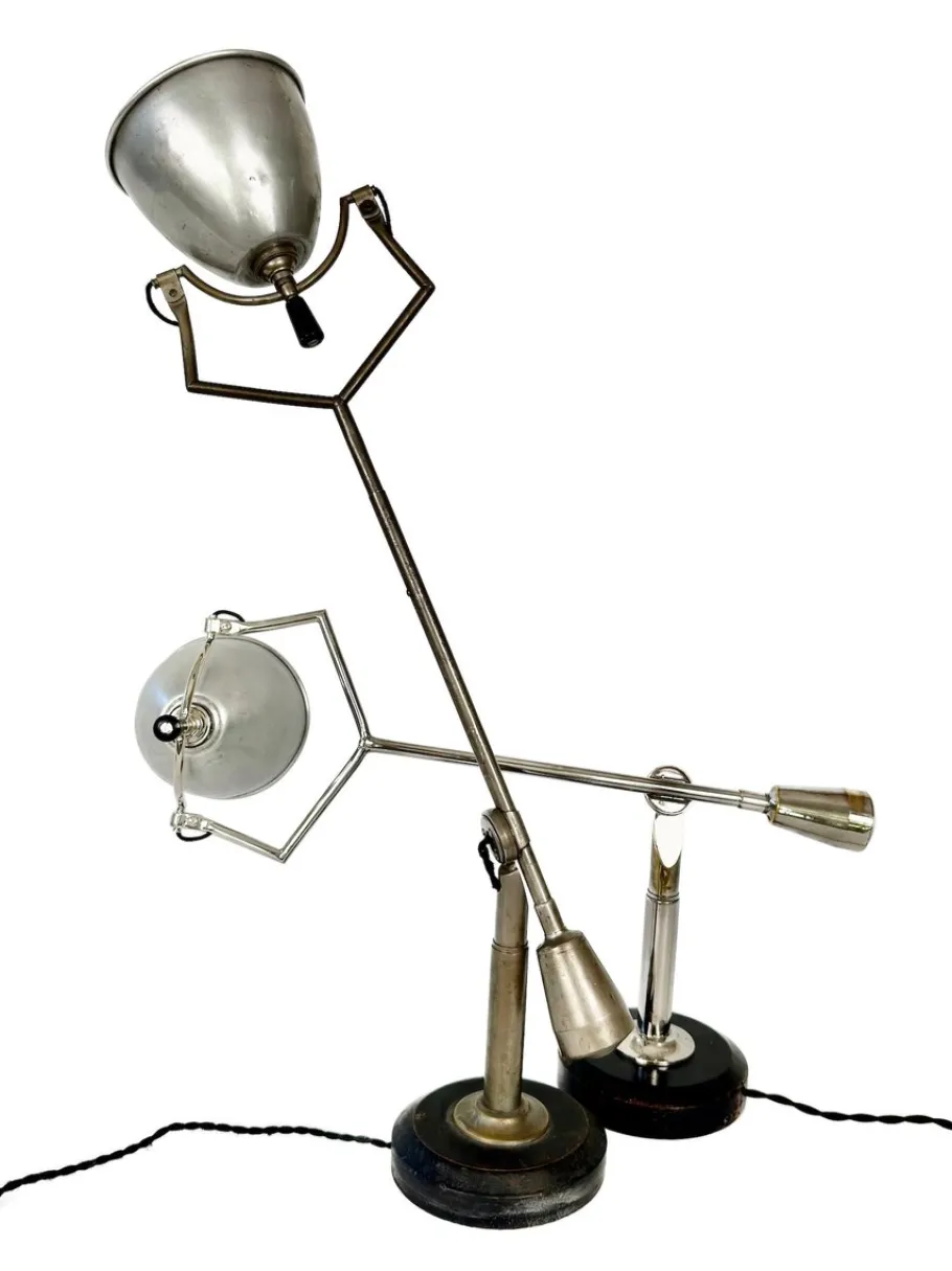 New Pamono Small Office Wall Lamp by Édouard Buquet, 1930s