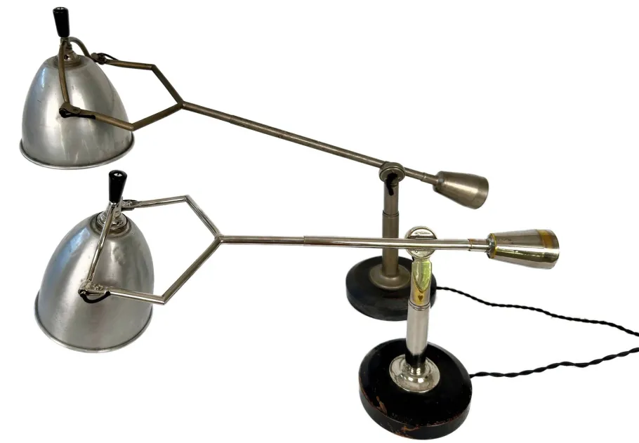 New Pamono Small Office Wall Lamp by Édouard Buquet, 1930s