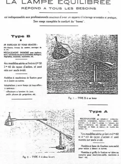 New Pamono Small Office Wall Lamp by Édouard Buquet, 1930s