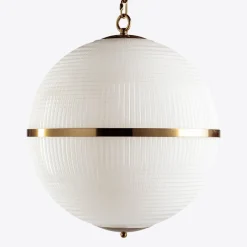 Hot Pamono Small Opaline Parisian Globe Pendant from Pure White Lines