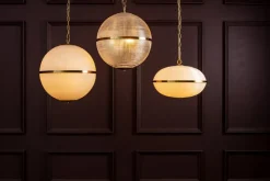 Hot Pamono Small Opaline Parisian Globe Pendant from Pure White Lines