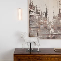 Hot Pamono Small Sarral Alabaster Wall Light from Pure White Lines