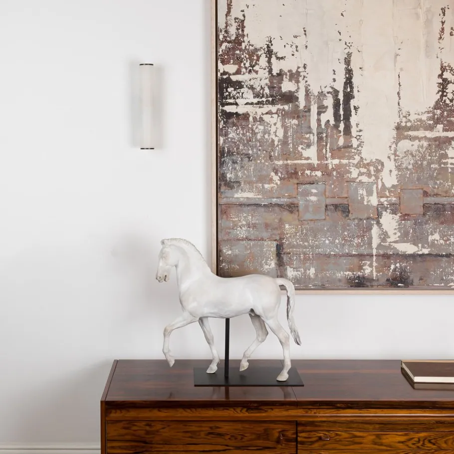 Hot Pamono Small Sarral Alabaster Wall Light from Pure White Lines