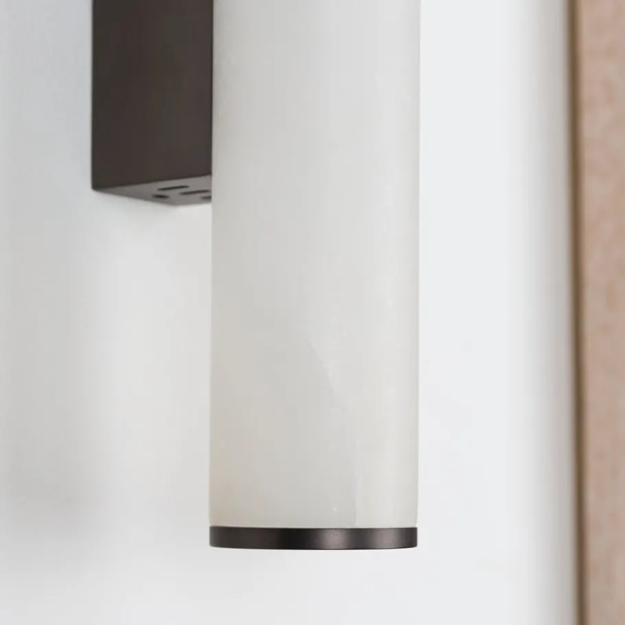 Hot Pamono Small Sarral Alabaster Wall Light from Pure White Lines