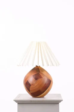 Sale Pamono Small Teak Lamp, Denmark, 1970s